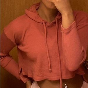 Cropped hoodie